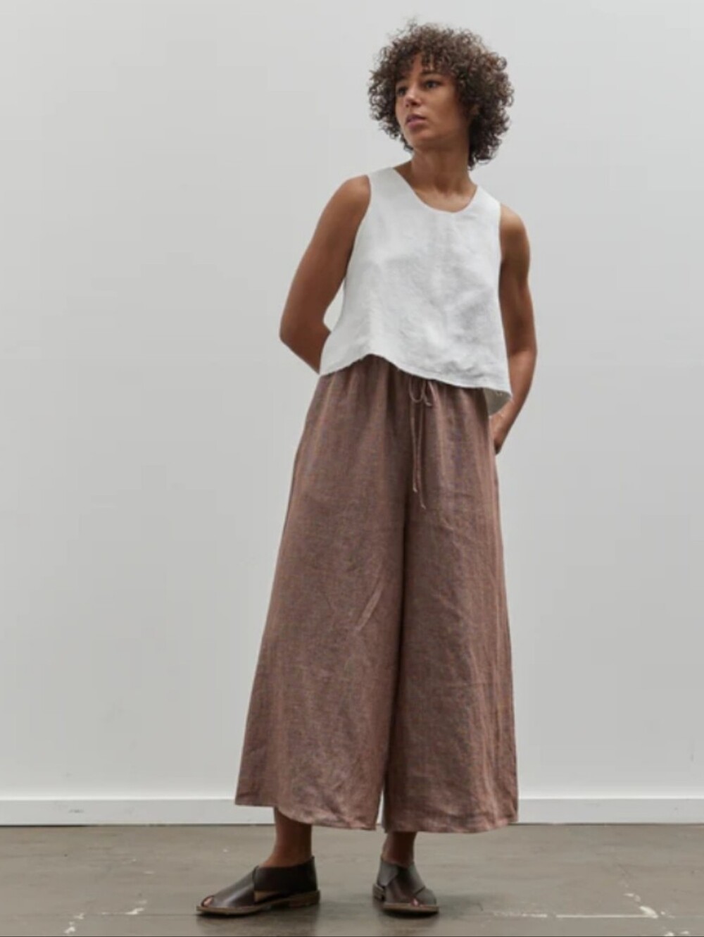 Zii Ropa Raf Wide Leg Pant In Arbutus - Picture 16 of 16